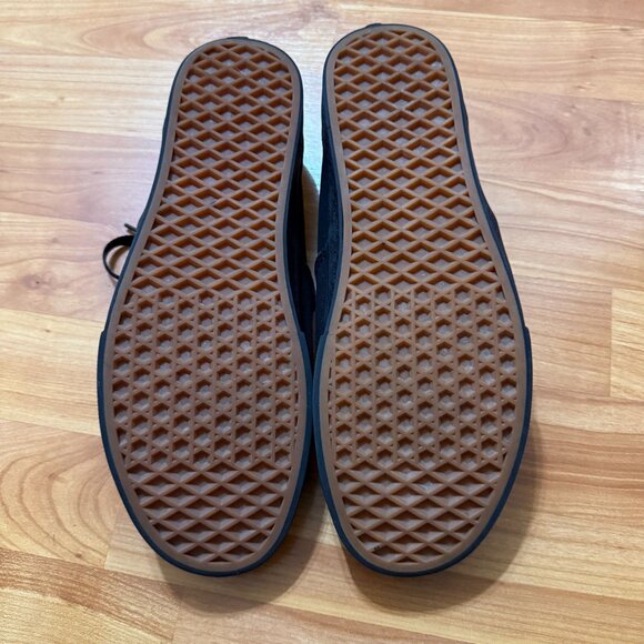 Vans Authentic Sanitized Black Canvas Lace-Up Sneakers Mens 9 / Womens 10.5 - Picture 12 of 12